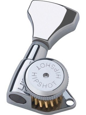Hipshot 6GLO Grip-Lock Locking Guitar Tuning Machines 3+3 - Universal Mountin...