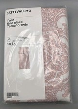 Ikea Jattevallmo Twin Duvet Set Pink Paisley