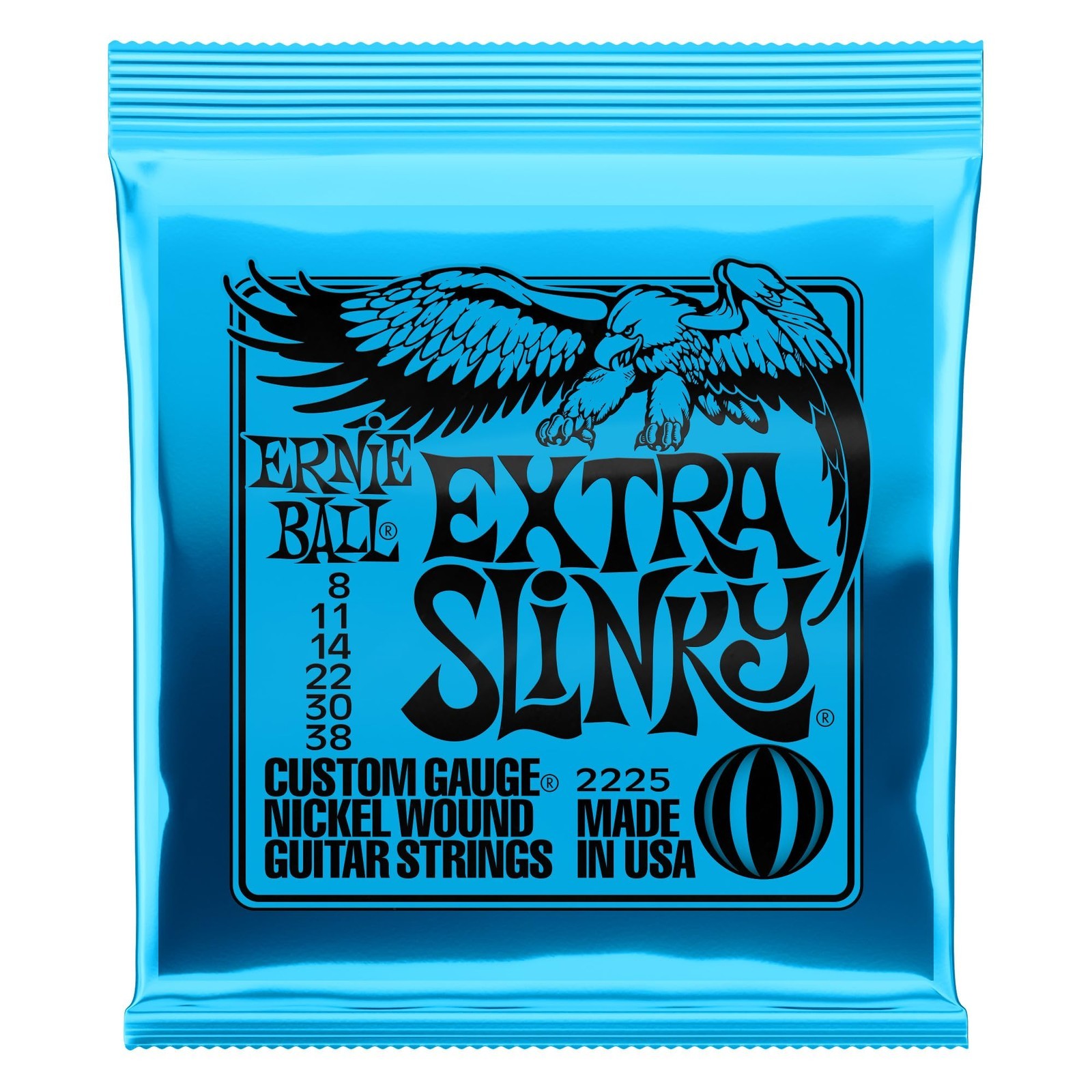 Cordes de guitare électrique ERNIE BALL P02225 Slinky