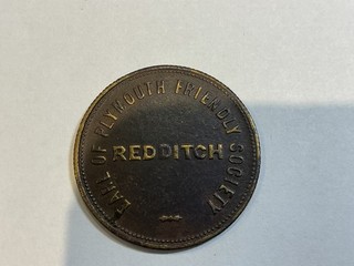 Redditch Earl of Plymouth Friendly Society 3D Token