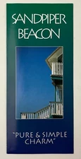 1990s Panama City Beach Florida Sandpiper Beacon Hotel Vintage Travel Brochure