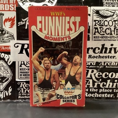 WWF Funniest Moments 91 VHS 1991 WWE Coliseum Video OOP Collectors