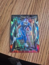 2024 Panini Select - Concourse Curtis Samuel #23 Black & Red Shock Prizm
