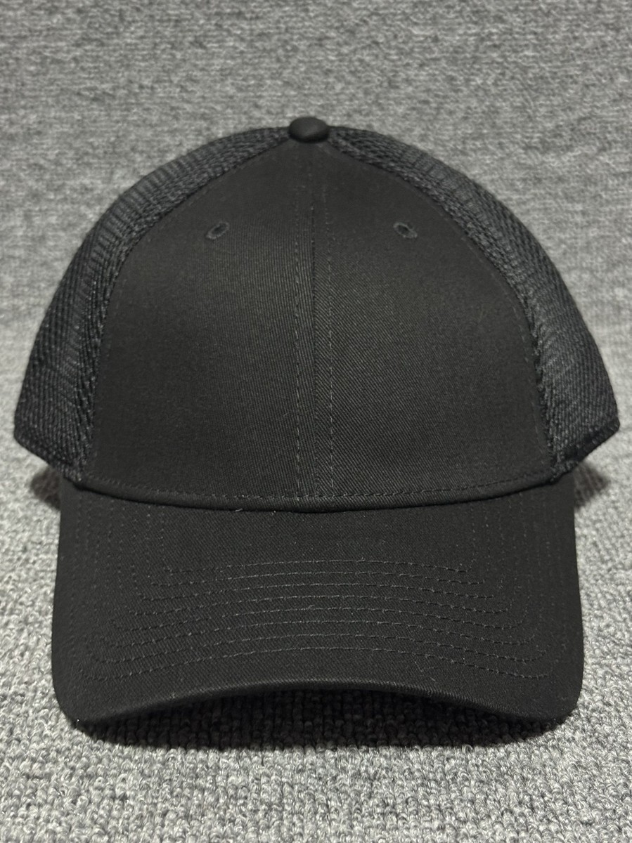 New Era 9FORTY A-Frame Trucker Cap Black Blank Adjustable Snapback Hat New