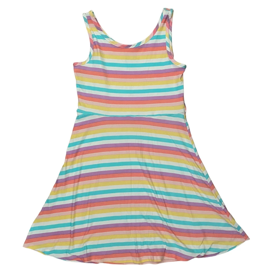 Vestido sin mangas a rayas para niñas PS Aeropostale nuevo sin etiquetas talla 14 Foto 3 de 4