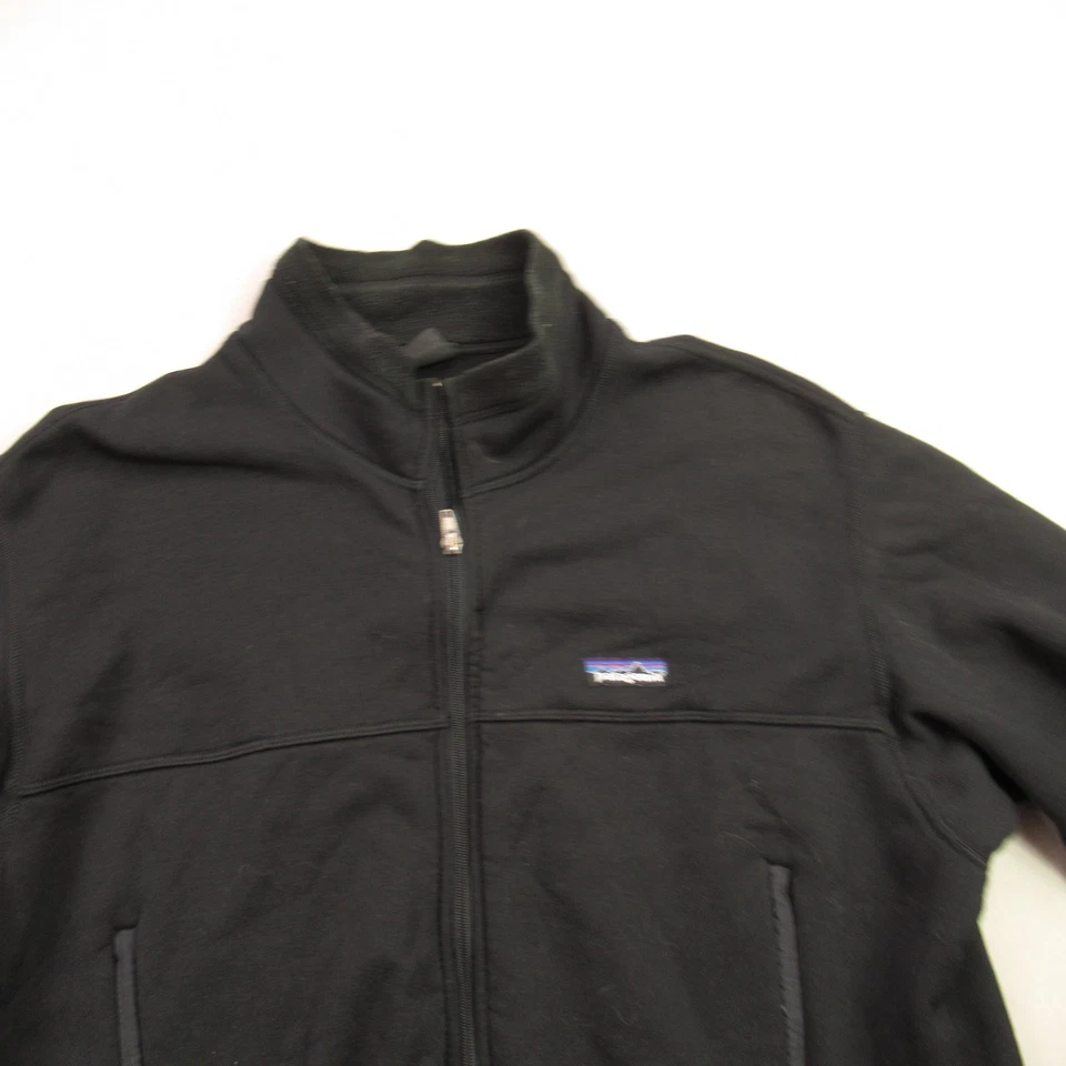 Куртка мужская Patagonia большая с длинным рукавом легкая на молнии черные карманы винтажная - Изображение 2 из 4