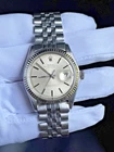 ROLEX DATEJUST (1601) 36mm Silver Dial Jubilee Bracelet White Gold Bezel 1969!!!