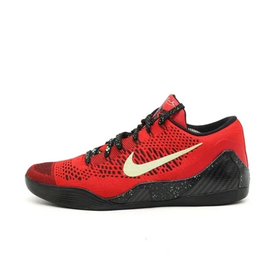 Nike Herren Kobe 9 Elite Low Basketballschuhe Rot Flyknit Auflage Sneaker EU 45 - Bild 1 von 4