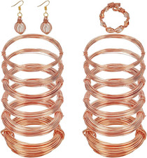 12 Rolls 196 Feet Dead Soft Copper Wire, 18/20/22/24/26/28 Gauge