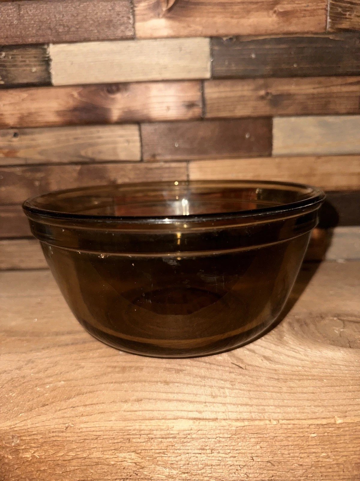 Anchor Ovenware 1.5 Quart Mixing Bowl Smokey Grey Glass Kitchen Cooking No Lid