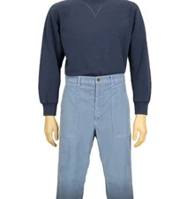 68 Carter's Mens Military Fatigue Style Pinwale Corduroy Pants 34"x31.5" Hipster