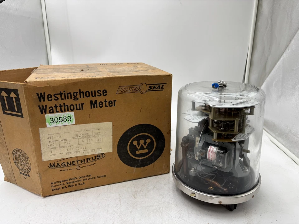Westinghouse D5S-8M Watthour Meter 240V 4-Wire 60Hz - Image 2 of 3