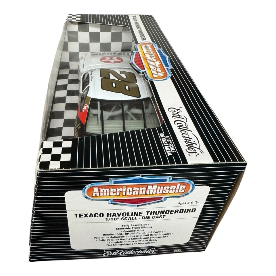 Davey Allison Havoline Thunderbird 1/18 Ertl American Muscle 1989 - Image 4 of 4