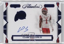 2023 Panini Flawless Collegiate Sapphire 15/15 Clark Phillips III Auto 0xh3