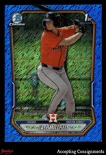 2026 Bowman Chrome Prospects Blue Shimmer Jase Mitchell 1ST ROOKIE 017/150