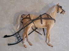 Marx Johnny West THUNDERBOLT Buckboard Wagon Horse On Wheels With Some Tack