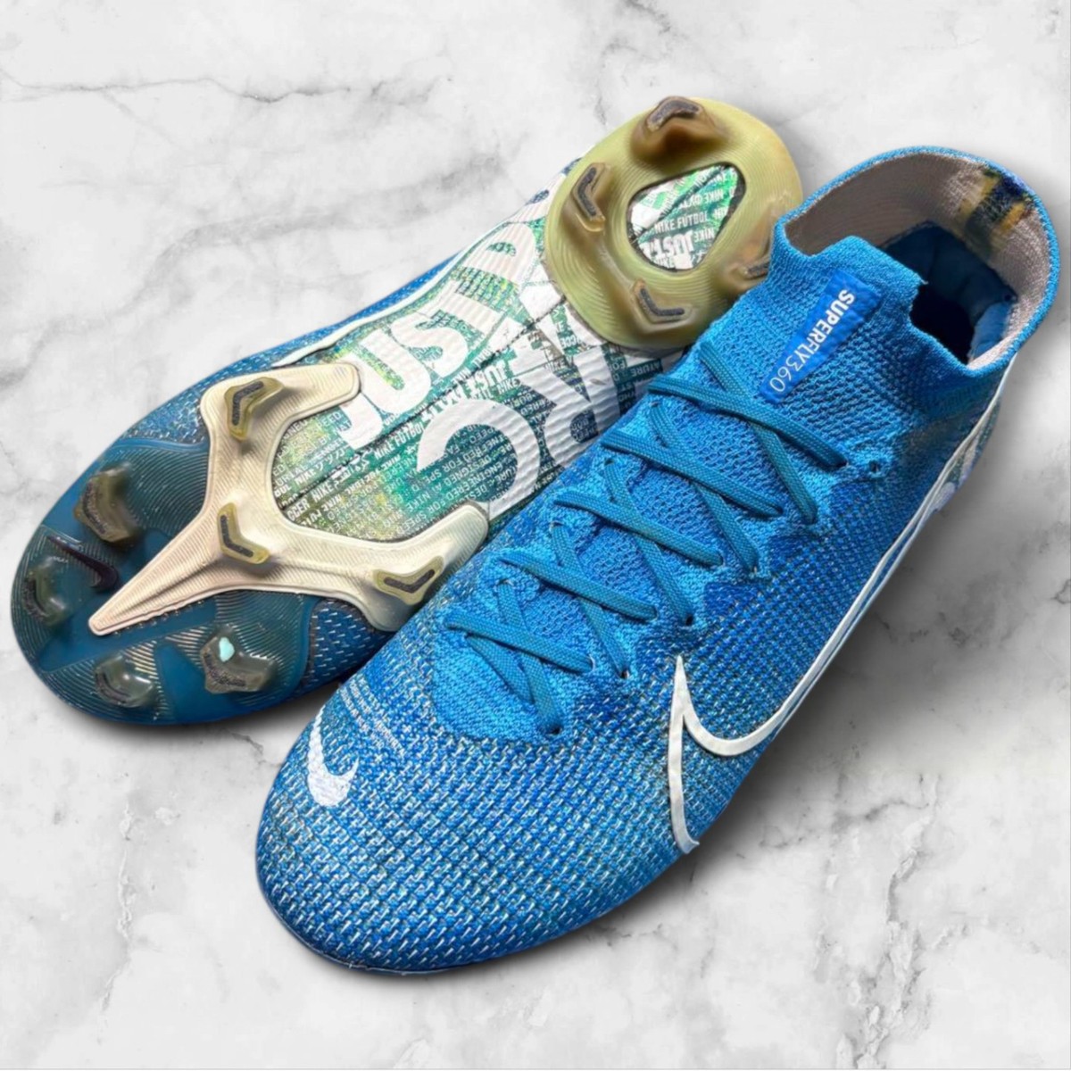 NIKE Mercurial Superfly Ⅶ Elite FG 25cm Nike Mercurial Superfly 7 Elite FG Metallic Bomber/Gray