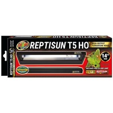 14" Terrarium Hood  ReptiSun T5 HO 5.0 UVB Lamp