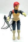 Vintage 1982 STRAIGHT ARM G I Joe SCARLETT Figure with Crossbow - read