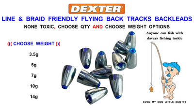 CARP FISHING LINE BRAID FRIENDLY NONE TOXIC FLYING BACK TRACKS BACK LEAD WEIGHTS
