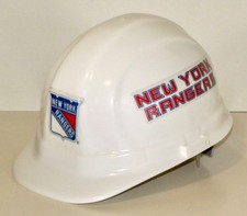 NEW YORK RANGERS / OMEGA II Adjustable Construction Hard Hat w/ Blue Sweat Band
