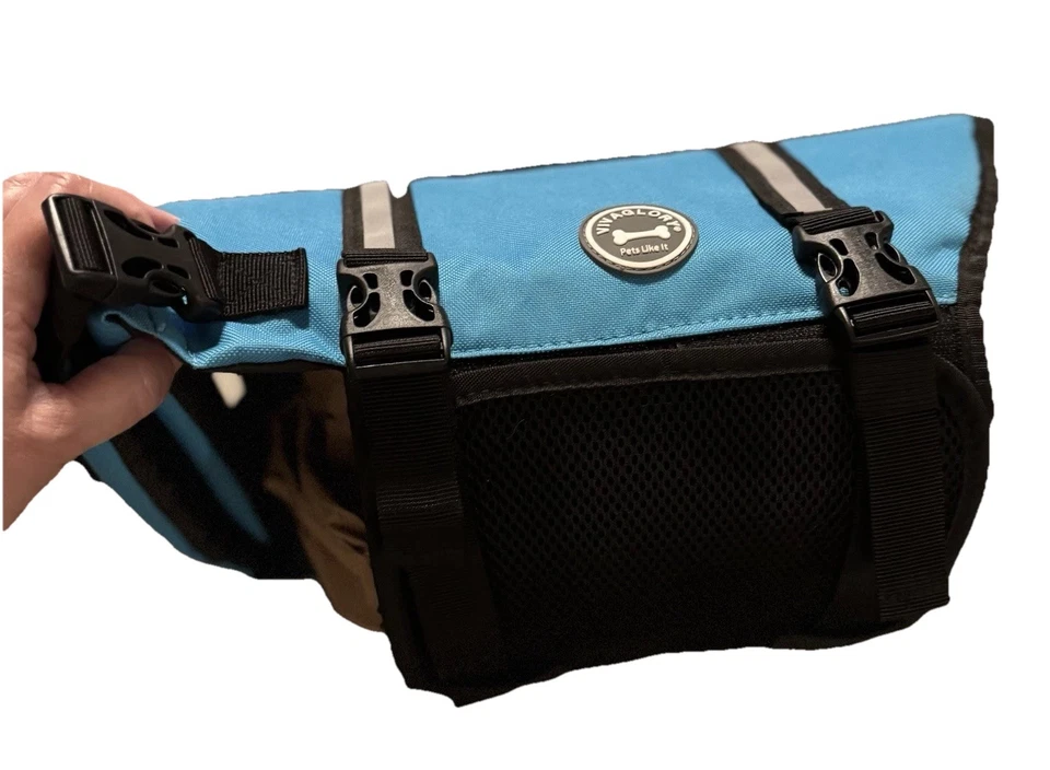 Chaleco salvavidas Vivaglory para perro, talla M  Foto 2 de 4