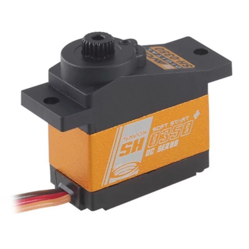 Servo micro SH-0350+ Savox de 12,3 g pour avion RC et hélicoptère