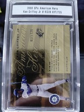 Upper Deck 2008 SPx Ken Griffey Jr #KG28 SEA Mariners 617/725