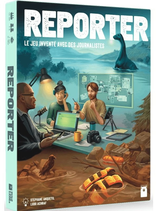 Reporter Helvetiq jeu de société de voyage format poche pour s'amuser en vacances en famille