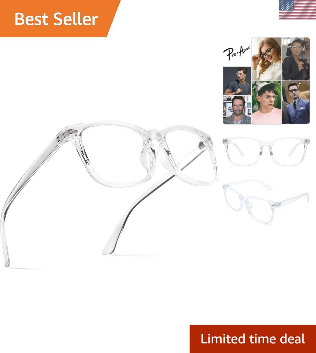 Clear Lenses Best Selling Eyeglass Frames Top Lightweight Eyeglass