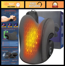 Portable Wireless Heated Neck Stretcher - Pain Relief Cervical Traction Device w