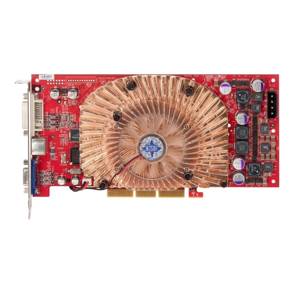 Graphic Card MSI Nvidia Geforce FX-5950U-VTD256 256MB DDR AGP8x Vivo DVI MS-8946 - Image 2 of 3