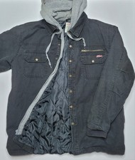 Vintage Y2K Dickies Canvas Quilted Lining Hooded Jacket Mens Large Workwear