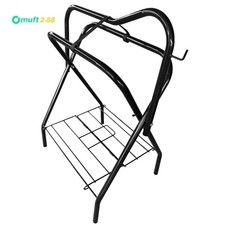 Freestanding Folding Saddle Rack Horse Saddle Stand 132 lbs 27x20x35
