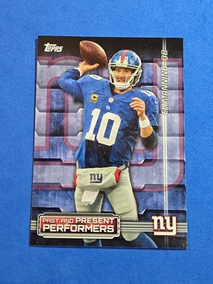 2015 Eli Manning - Phil Simms Topps #PPP-MSI Past & Present Performers 