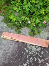  Aromatic EASTERN RED CEDAR 3/4" Live Edge Craft Wood Lumber 32" Long 5" Wide