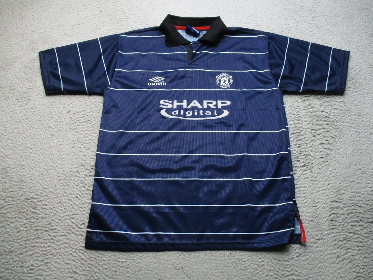 Blue Manchester United Size XL International Club Soccer Fan