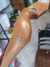 VINTAGE 1960'S COLT'S Fire Arms Mfg. Co.  "WOODS MASTER" RECURVE BOW RH 58"