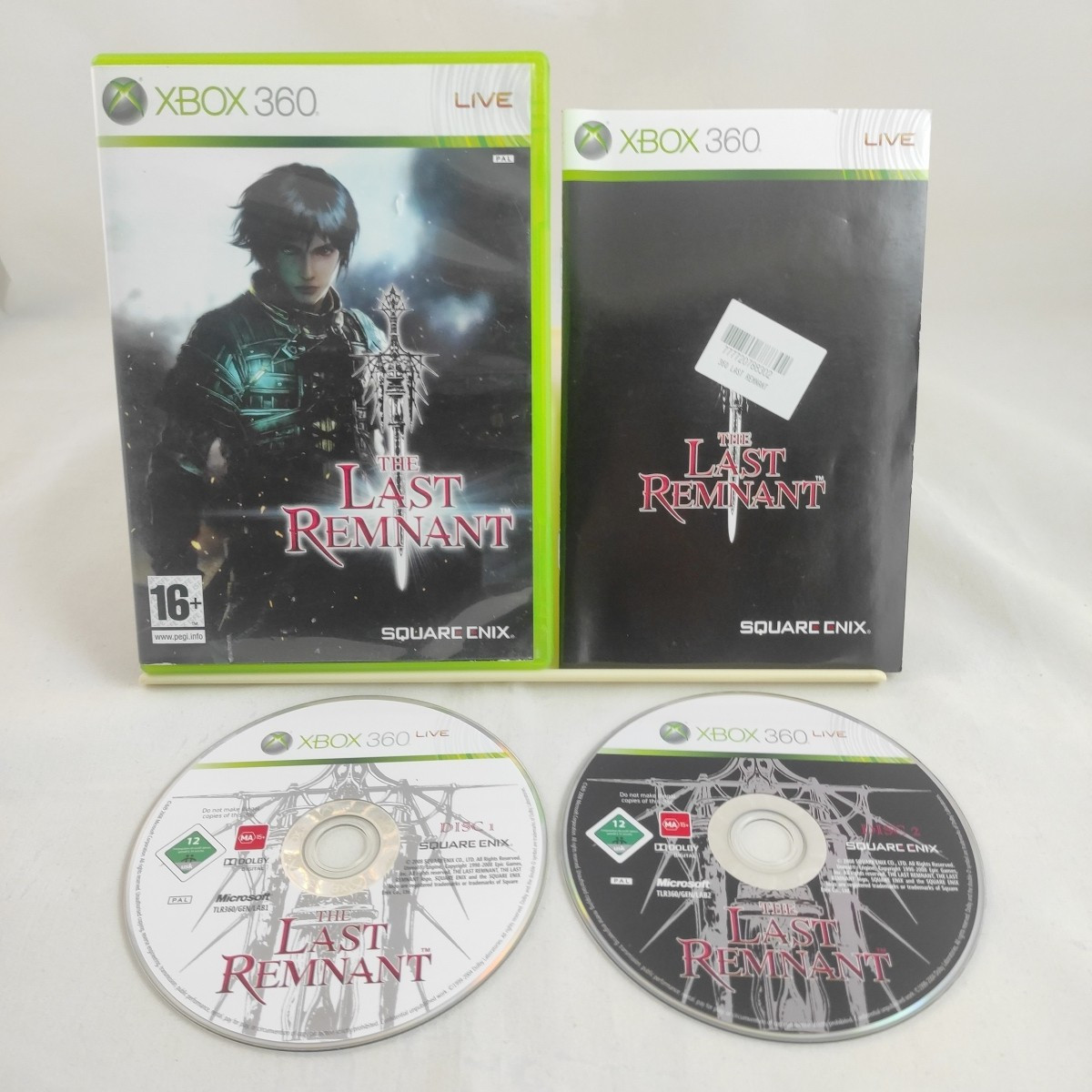 THE LAST REMNANT Xbox 360 Game includes manual
