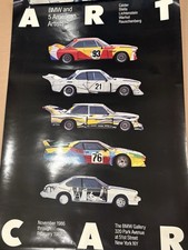 1986 BMWGALLERY Car Art Dealership Poster 24