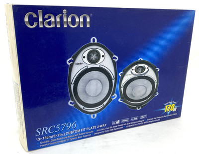 CLARION 5X7  6X8  SPEAKERS 2-WAY COMPONENT OLD SCHOOL SRC-5796 NEW PAIR