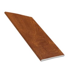 300mm UPVC Flat Soffit Board Golden Oak Grained - Pack of 2 x 5mt Lengths (10mt)