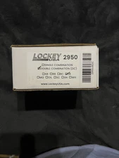 LOCKEYUSA 2950JBDC KEYLESS NARROW STILE HOOK BOLT LOCK JET BLACK