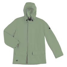 Helly Hansen 70129 480-M Rain Jacket, Pvc/Polyester, Army Green, M