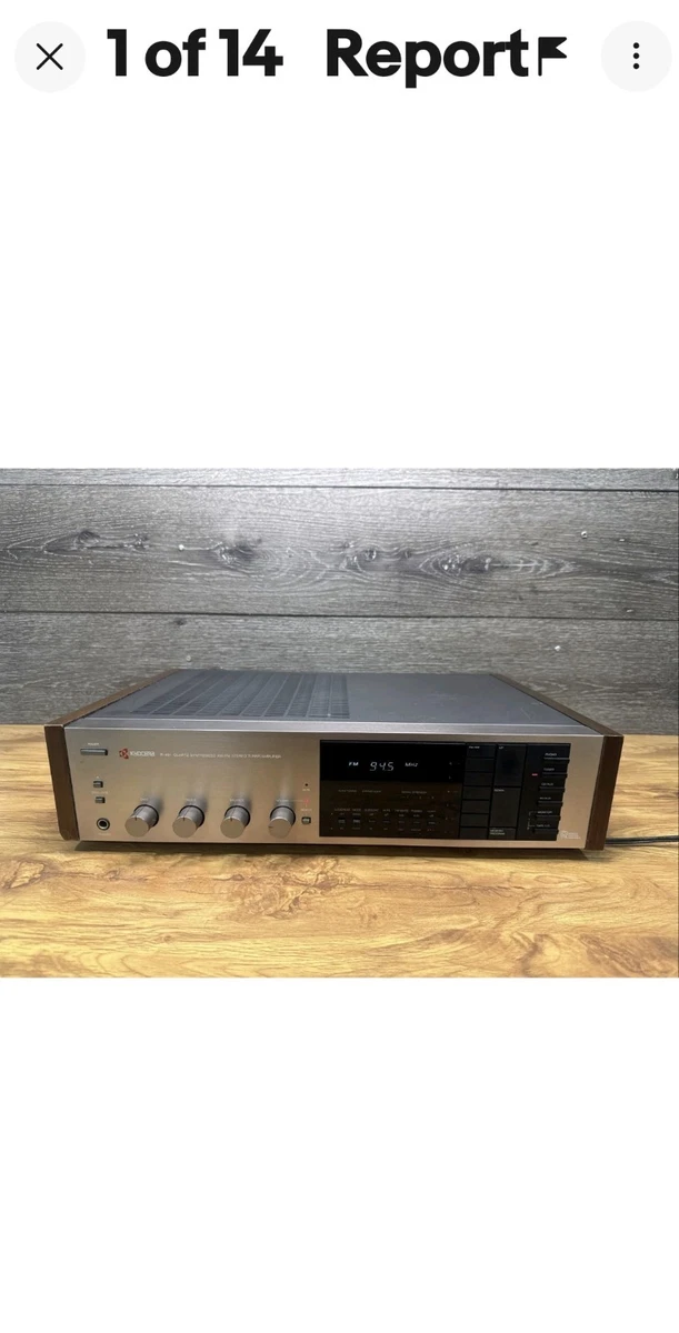 レトロ FM STEREO AM KYOCERA SR-1200 未使用品 Kyocera Vintage Audio & Video Electronics | eBay