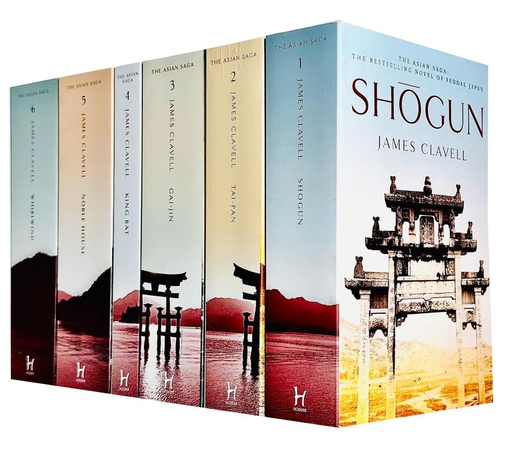 The Novels of Asian Saga Series 6 Books Collection Set By James Clavell Shogun