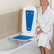 Bathmaster Deltis Bath Lift - Blue or White covers included.