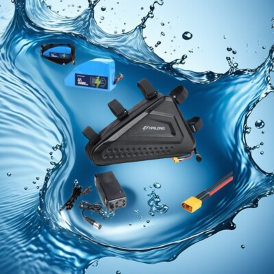 52V 15AH Triangle Battery Electric Bike Battery with charger with waterproof bag