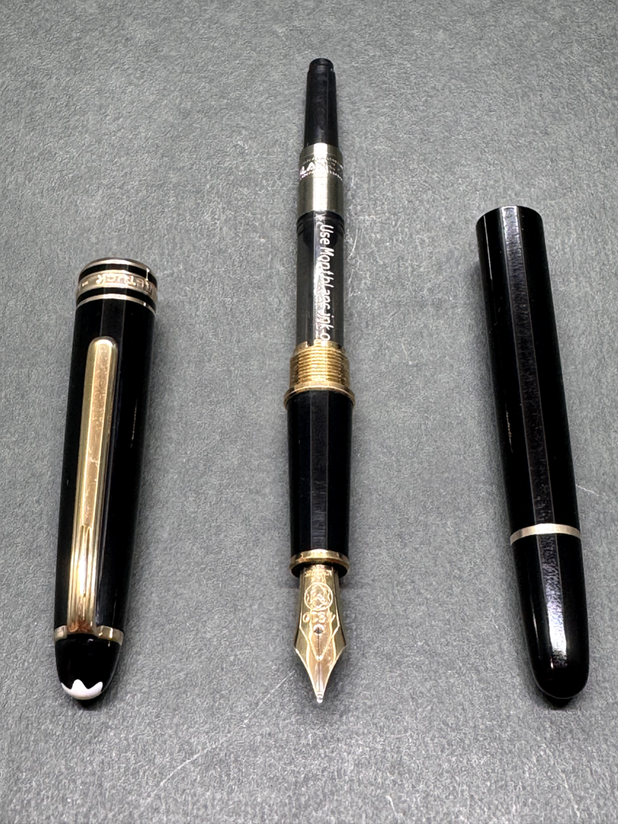 MONTBLANC MEISTERSTUCK 144 Black GT Mid-Model Vintage Fountain Pen