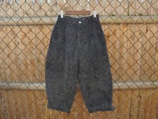 70s vintage cropped tweed corduroy pants XS